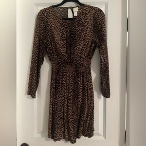 H&M leopard dress